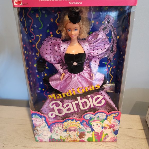 Vintage 1987 Mardi Gras Barbie NIB - Picture 3 of 3